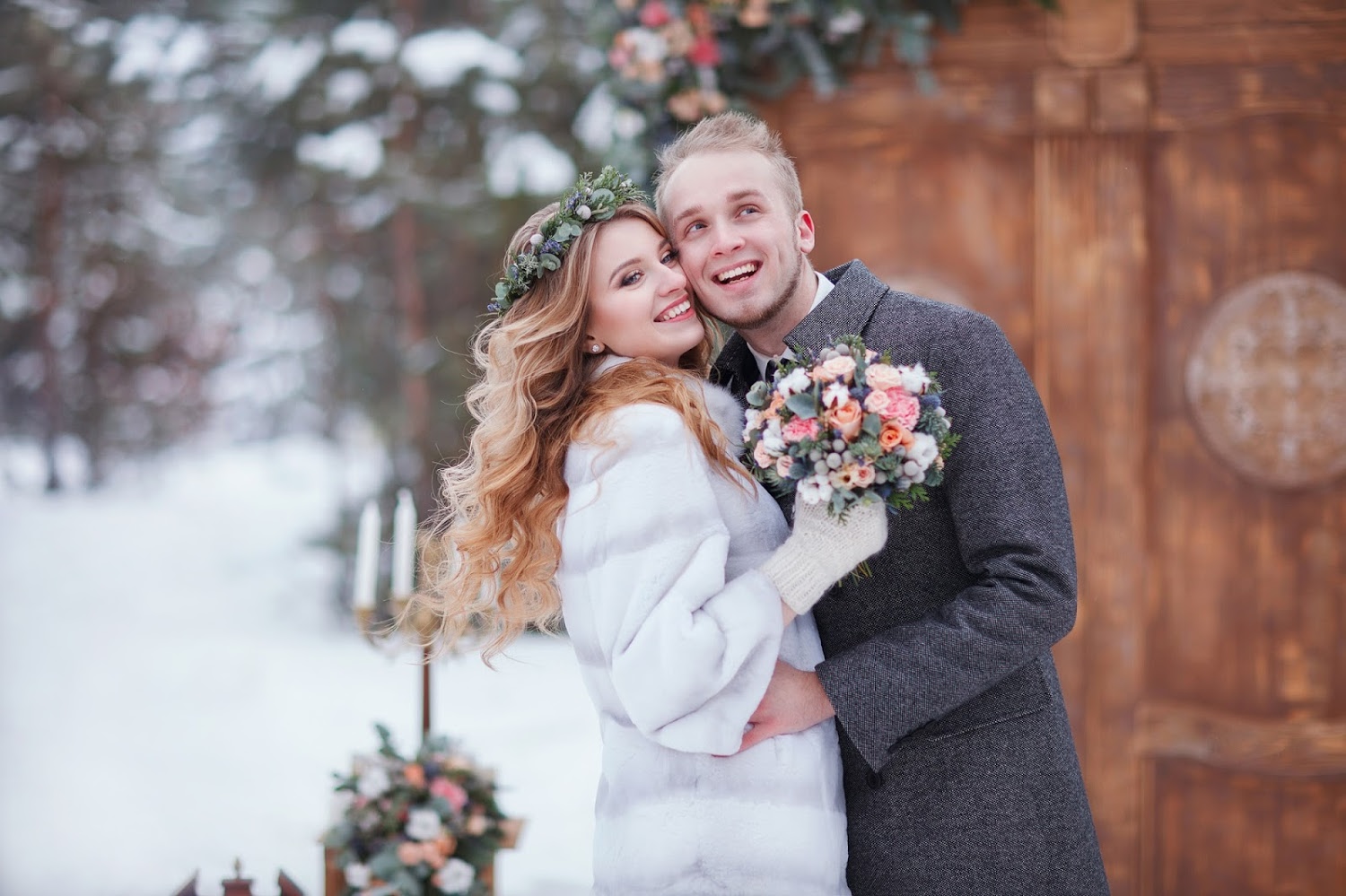 Фотосессия свадьба Нижний Новгород зима